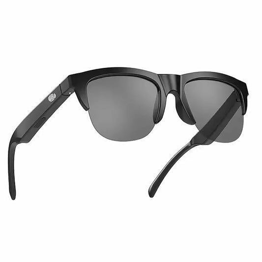 Smart Glasses Wireless Bluetooth Square Sunglasses Open Ear Music&Hands-Free Calling,for Men&Women,Polarized Lenses,Ip4 Waterproof,