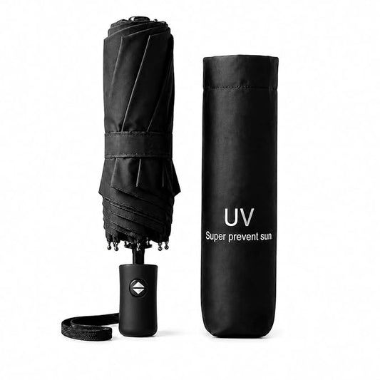Umbrella, UV Big Size Umbrella for Sun Protection Rain Windproof Strong Large 3 Fold For Men Women Kids Boys Girls Perfect & Stylish Windproof & Compact