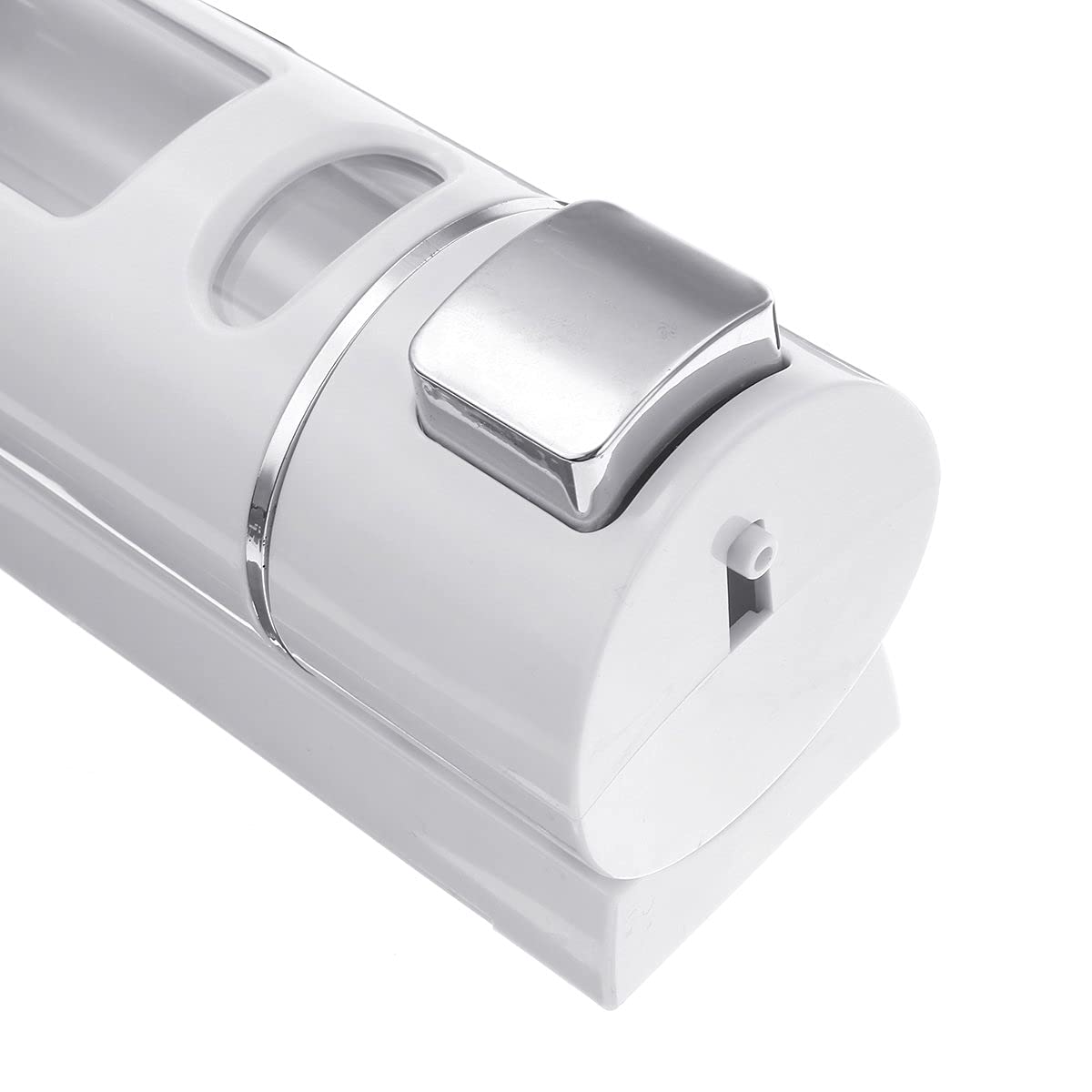 Wall Mounted Soap Shampoo Conditioner Handwash Gel Liquid Soap Sanitizer Dispenser for Bathroom Basin Kitchen Sinks (400 Ml, White)
