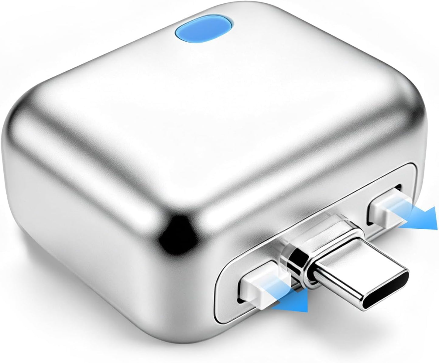 Smart Charger mini Adapter with Auto Power disconnector | Light Weight | for Android, iOS, Tablet etc.