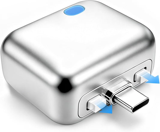 Smart Charger mini Adapter with Auto Power disconnector | Light Weight | for Android, iOS, Tablet etc.