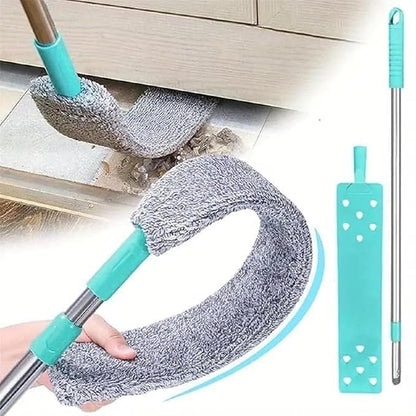 Emcgicc Retractable Gap Dust Cleaner, Microfiber Hand Duster, Under Fridge & Appliance Duster, Telescopic Dust Brush for Wet and Dry, Cleaning Tools for Home Bedroom Kitchen (1PCS)