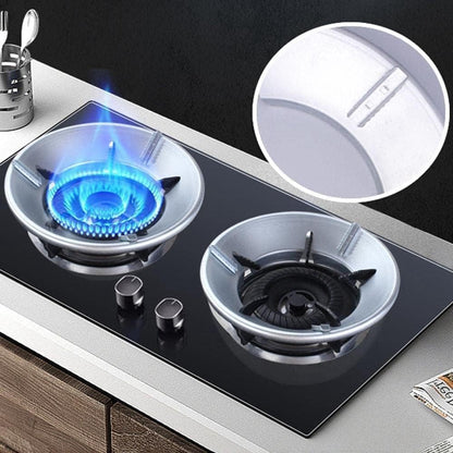Gas Saver Burner Stand | Burner Stand | Gas Saver Jali | Windproof Gas Saver Stand | Gas Saving Ring | Gas Saver Round Burner Stand, Suitable For All Gas Stove (Dark Silvery, 1)