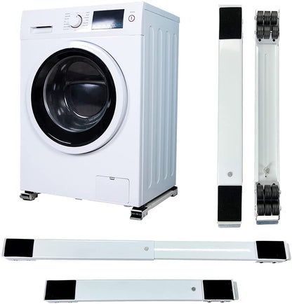 Washing Machine Refrigerator Mobile Base, Washing Machine Stand Multi-Functional Movable Adjustable Base, Moving Roller Wheel Set Easy and Safe (Trolley)