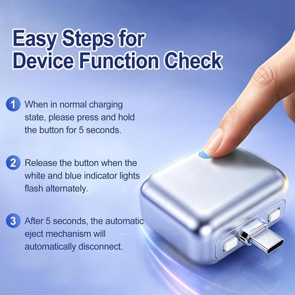 Smart Charger mini Adapter with Auto Power disconnector | Light Weight | for Android, iOS, Tablet etc.