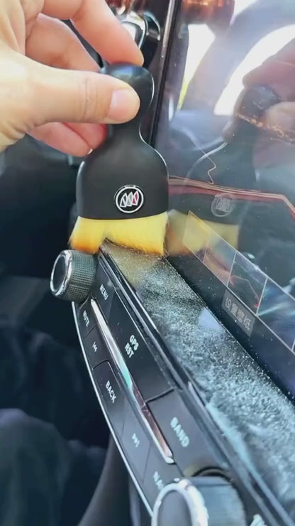 Car Interior Dust Brush,Auto Detailing Brushes,Soft Bristle Cleaning Brush,Car Detailing Brush Dusting Tool for Air Conditioner Vents, Leather,Leather,Scratch Free